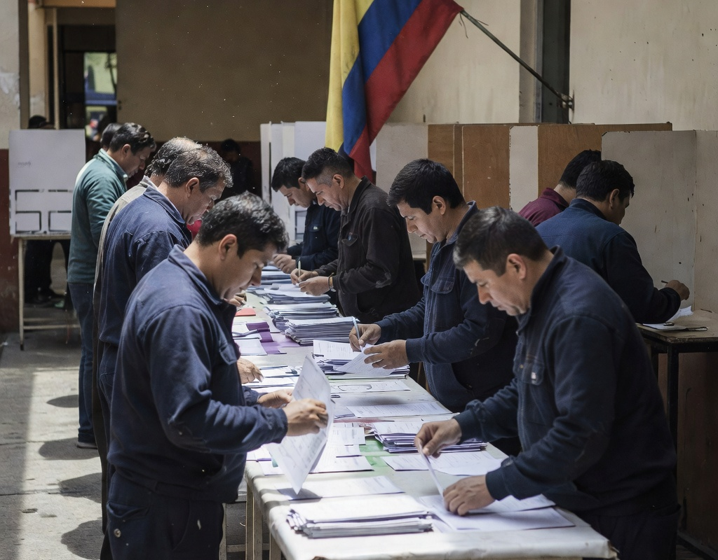 Colombia realiza simulacro nacional de escrutinios previo a elecciones presidenciales