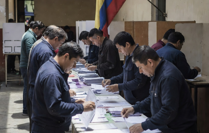 Colombia realiza simulacro nacional de escrutinios previo a elecciones presidenciales