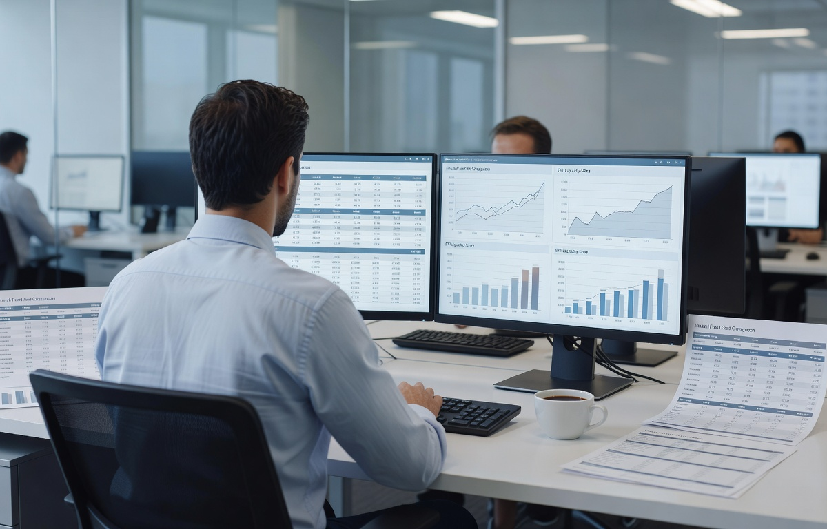 Comparación entre fondos mutuos y ETFs: liquidez y costos