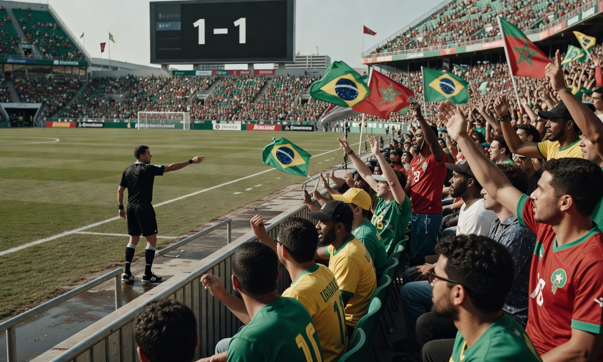 Brasil y Marruecos empatan 1-1 en su debut en el Mundial 2026