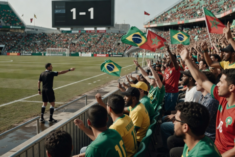 Brasil y Marruecos empatan 1-1 en su debut en el Mundial 2026