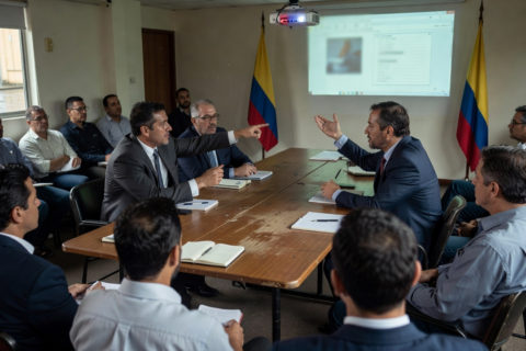 Cepeda y De la Espriella presentan visiones opuestas en política exterior colombiana