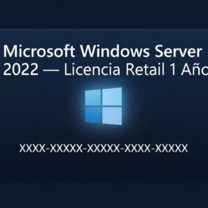 Microsoft Windows Server 2022 — Licencia Retail 1 Año