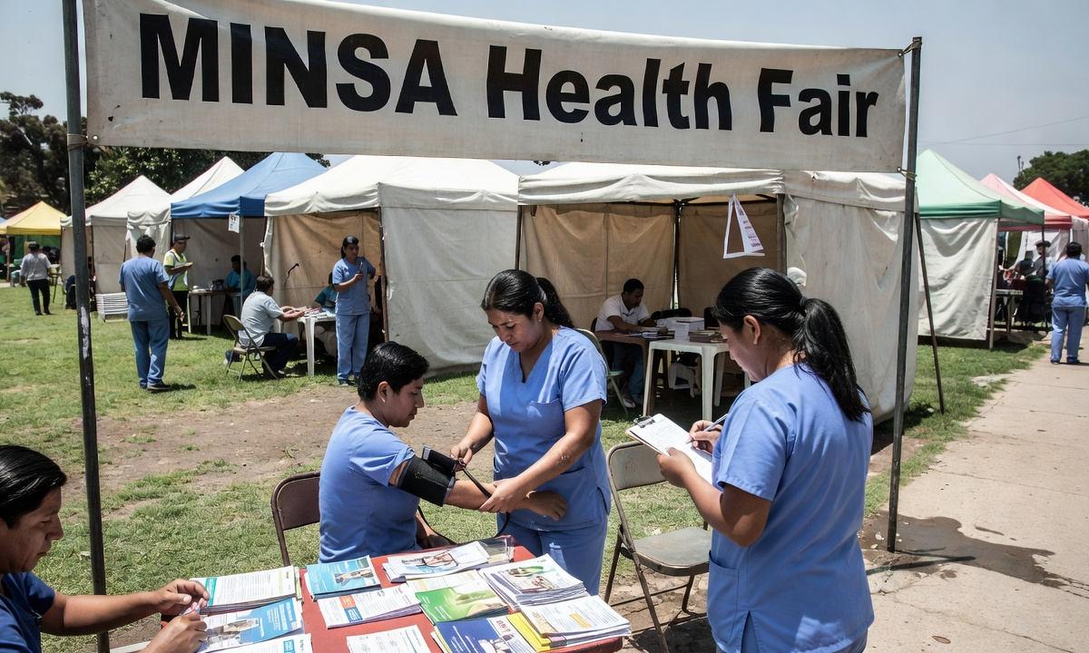Personas descubren que padecen hipertensión y diabetes durante ferias de salud del Minsa